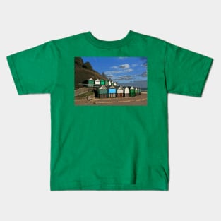 Beach Huts, Middle Chine, Bournemouth Kids T-Shirt